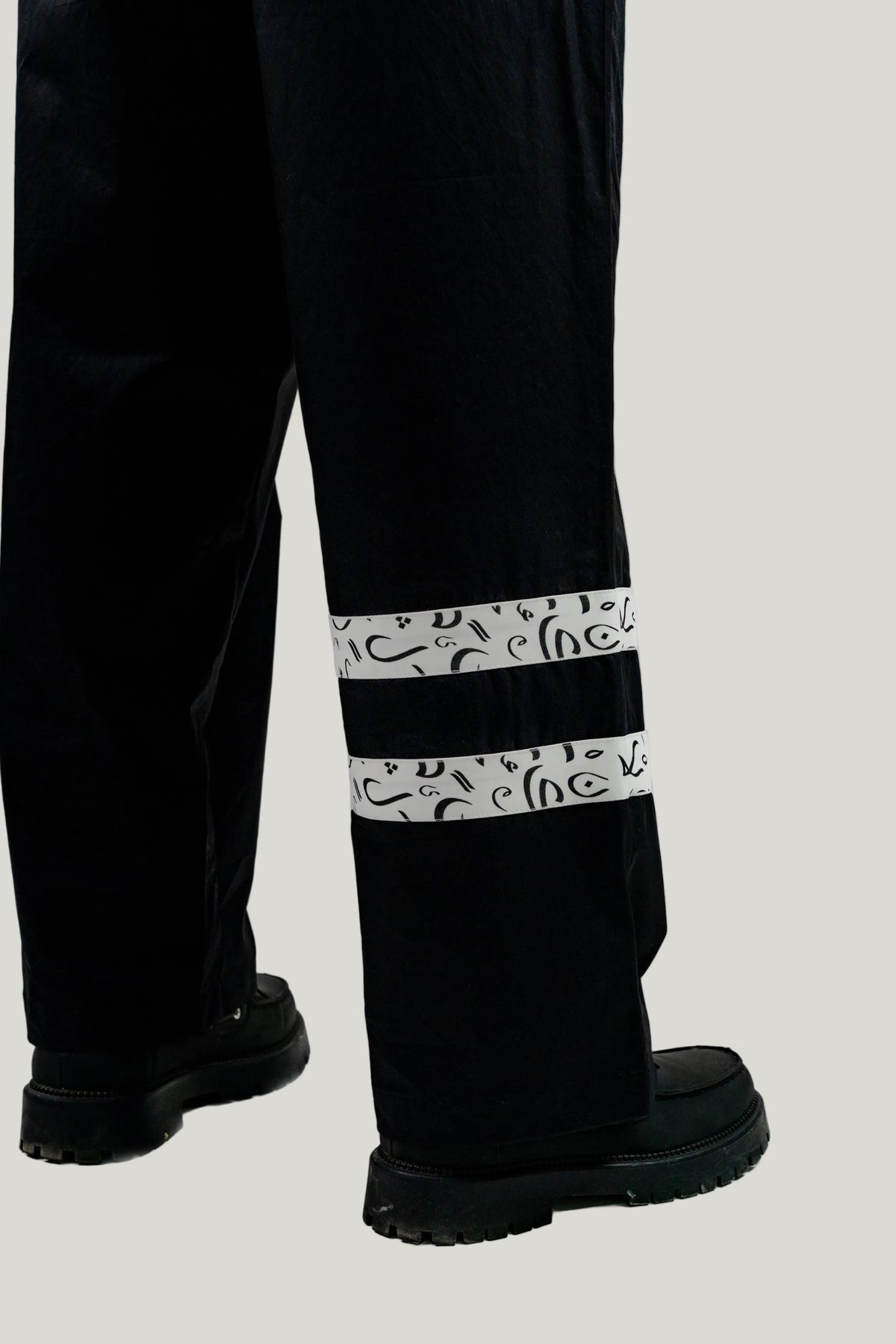 Arabic Tashkeel Tracksuit Trousers - Black