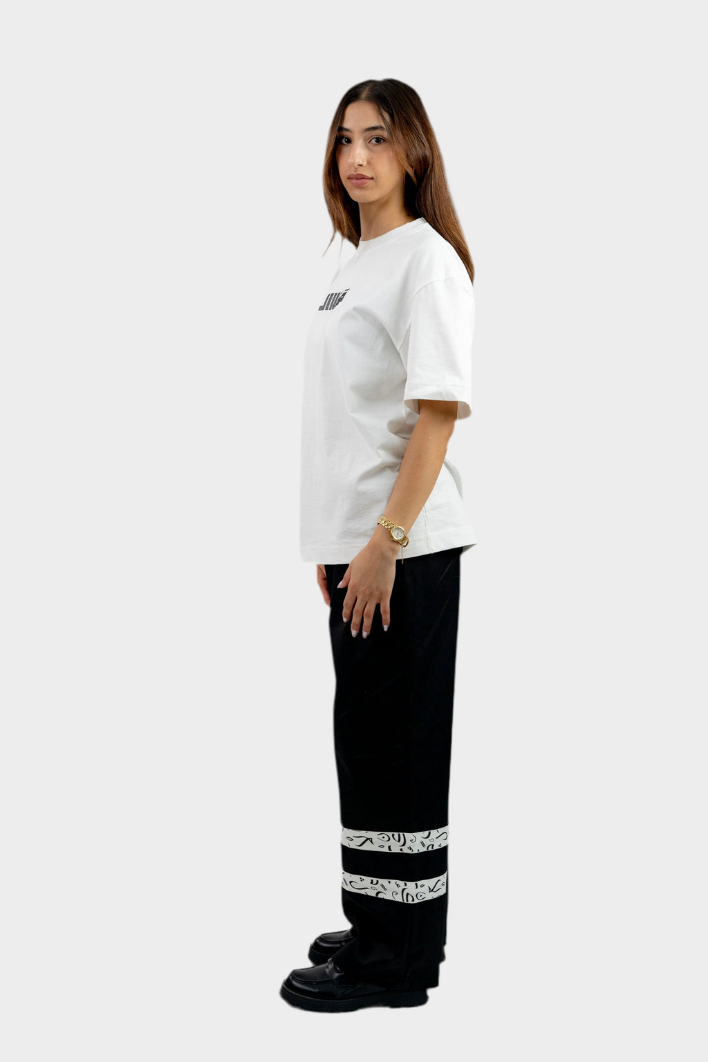 Arabic Tashkeel Tracksuit Trousers - Black