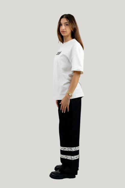 Arabic Tashkeel Tracksuit Trousers - Black