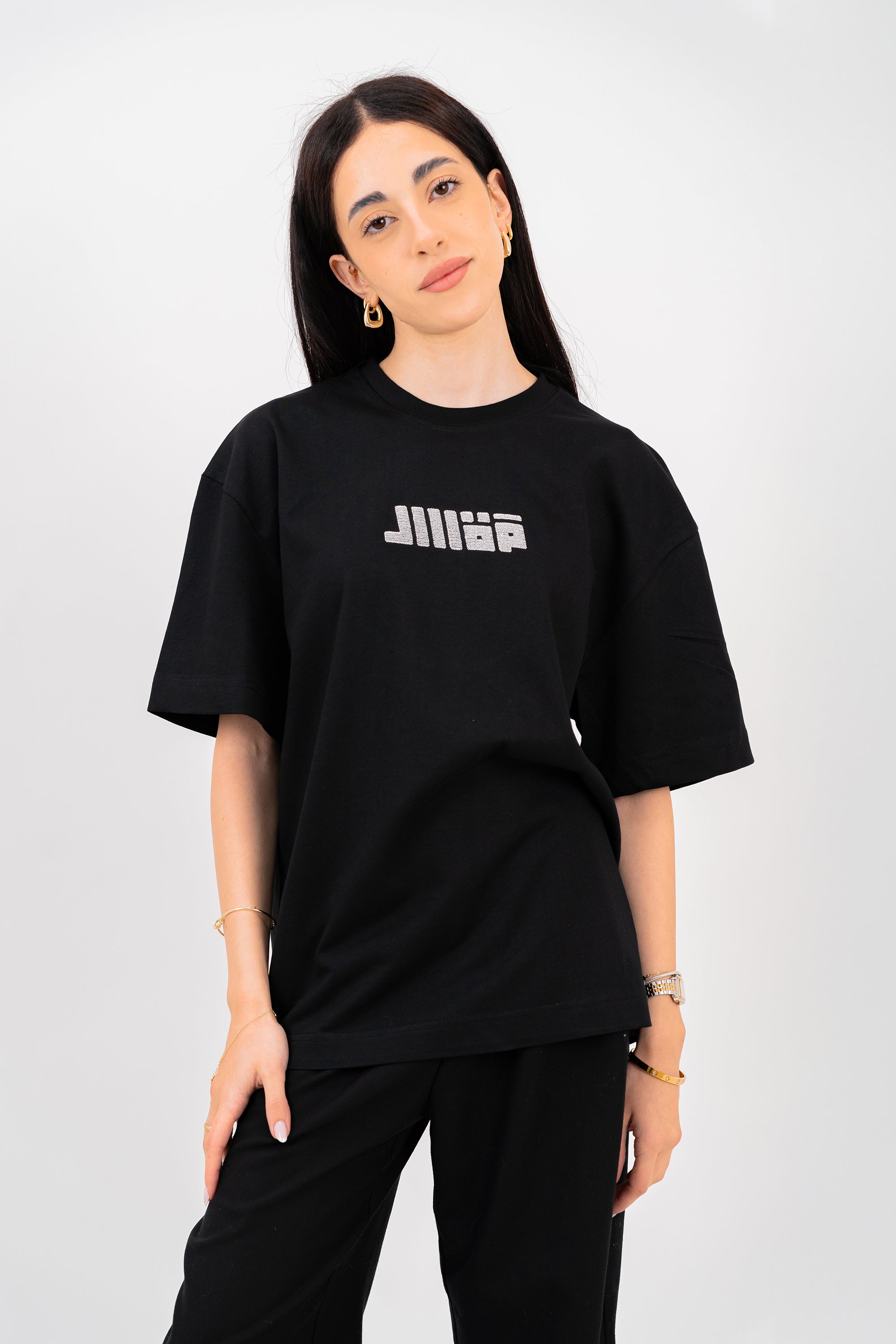 Prayer Beads T-Shirt - Black/White