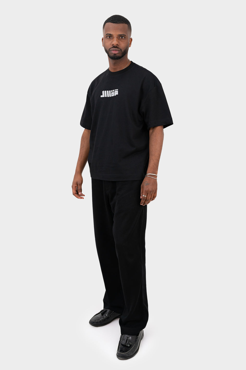 Prayer Beads T-Shirt - Black/White