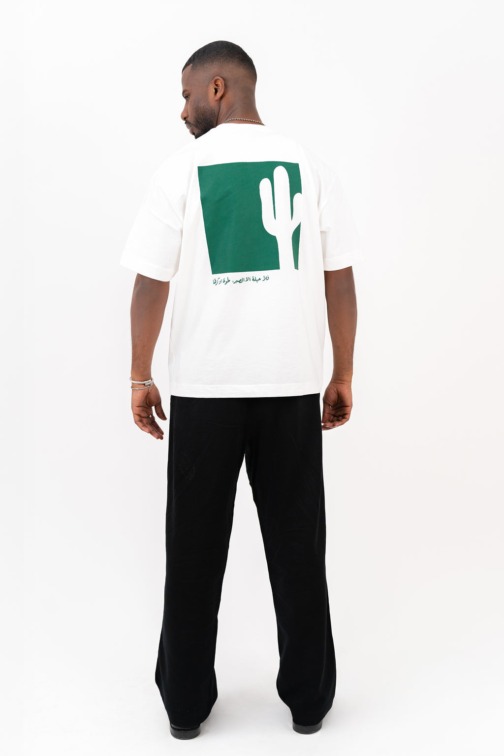 Cactus T-Shirt - Ecru/Green