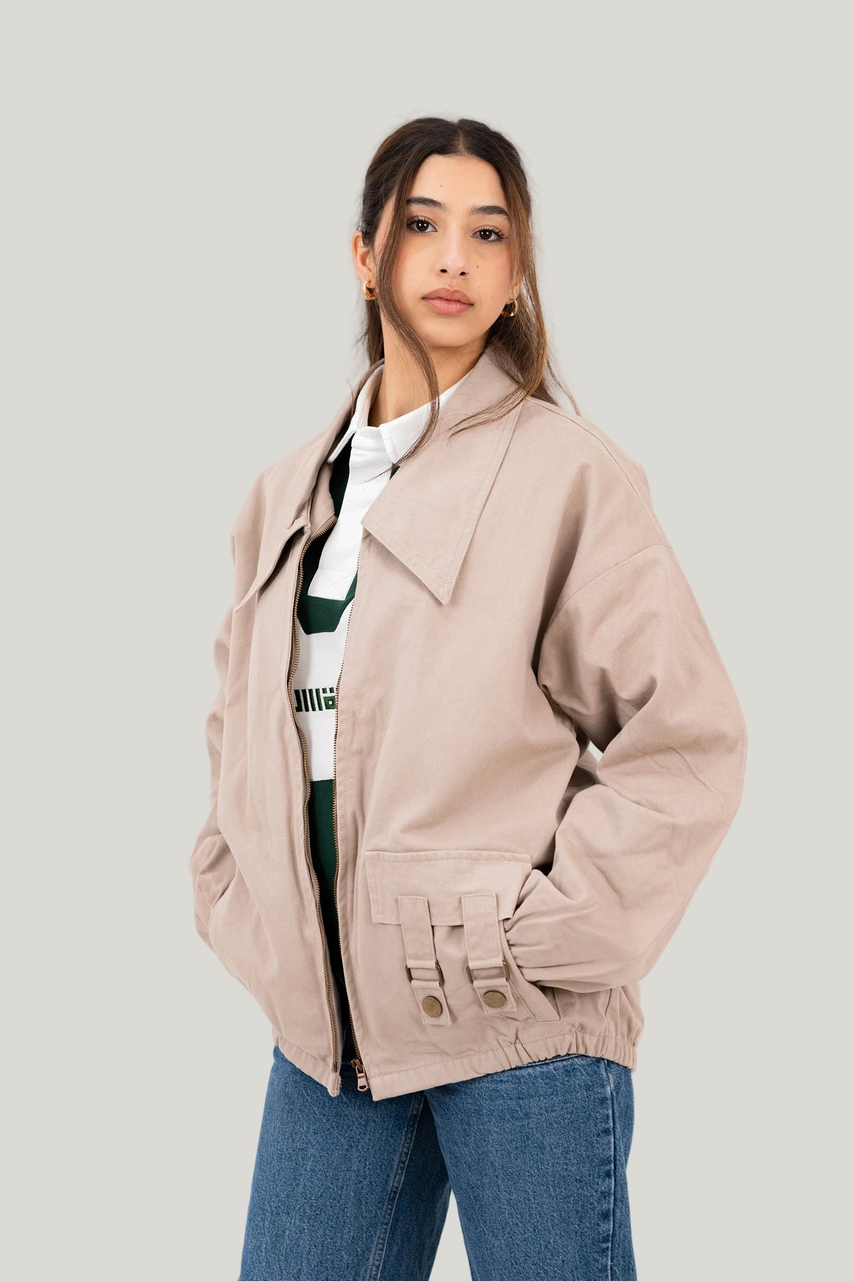 Signature Jacket - Beige