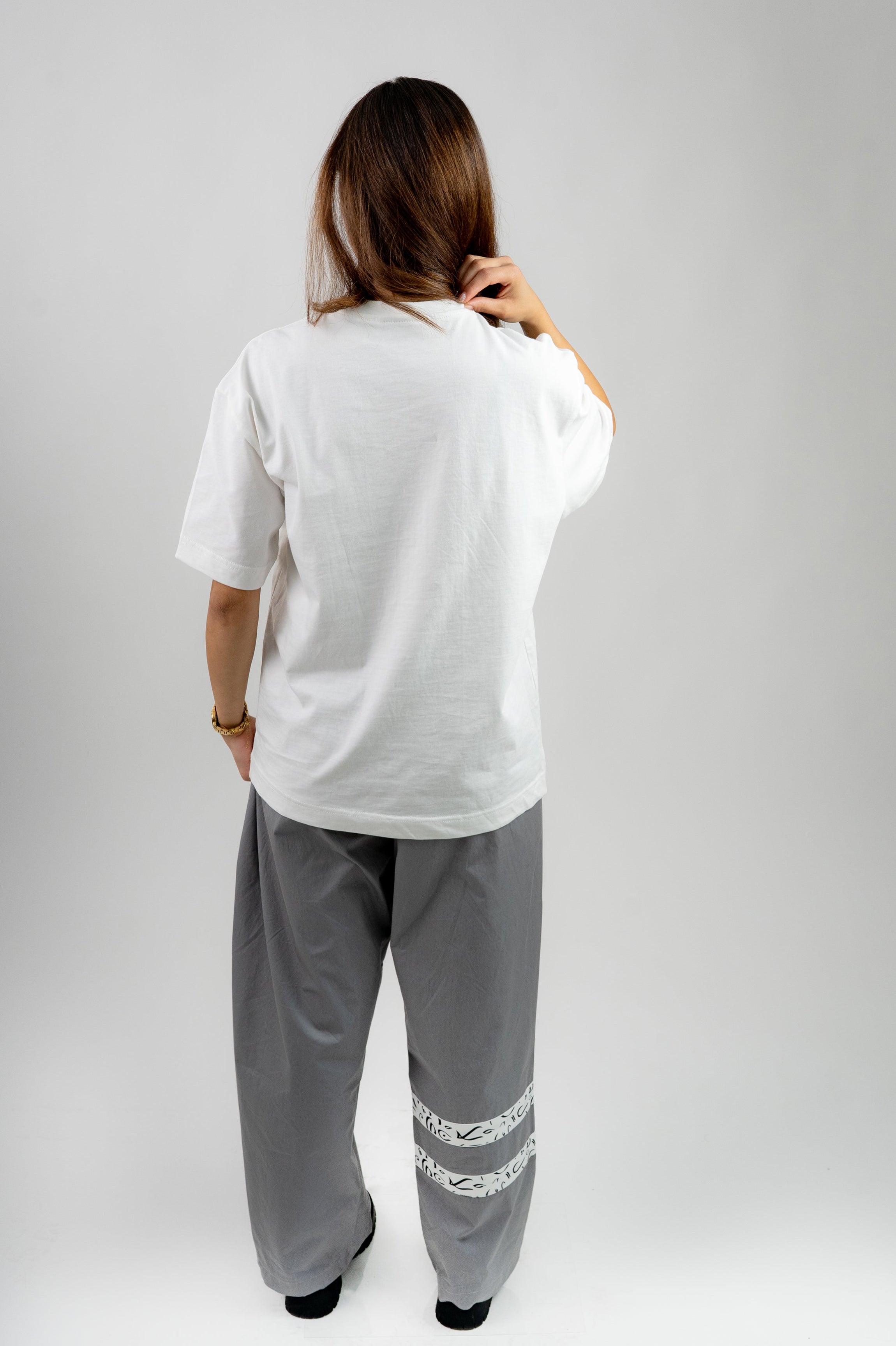 Arabic Tashkeel Tracksuit Trousers - Grey