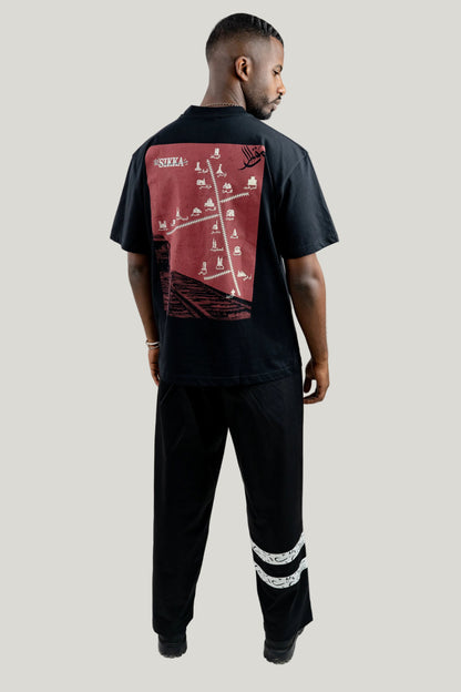 Sikka Map T-Shirt - Black