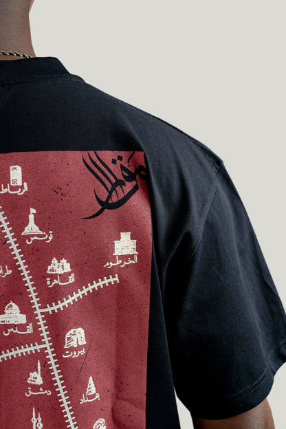 Sikka Map T-Shirt - Black