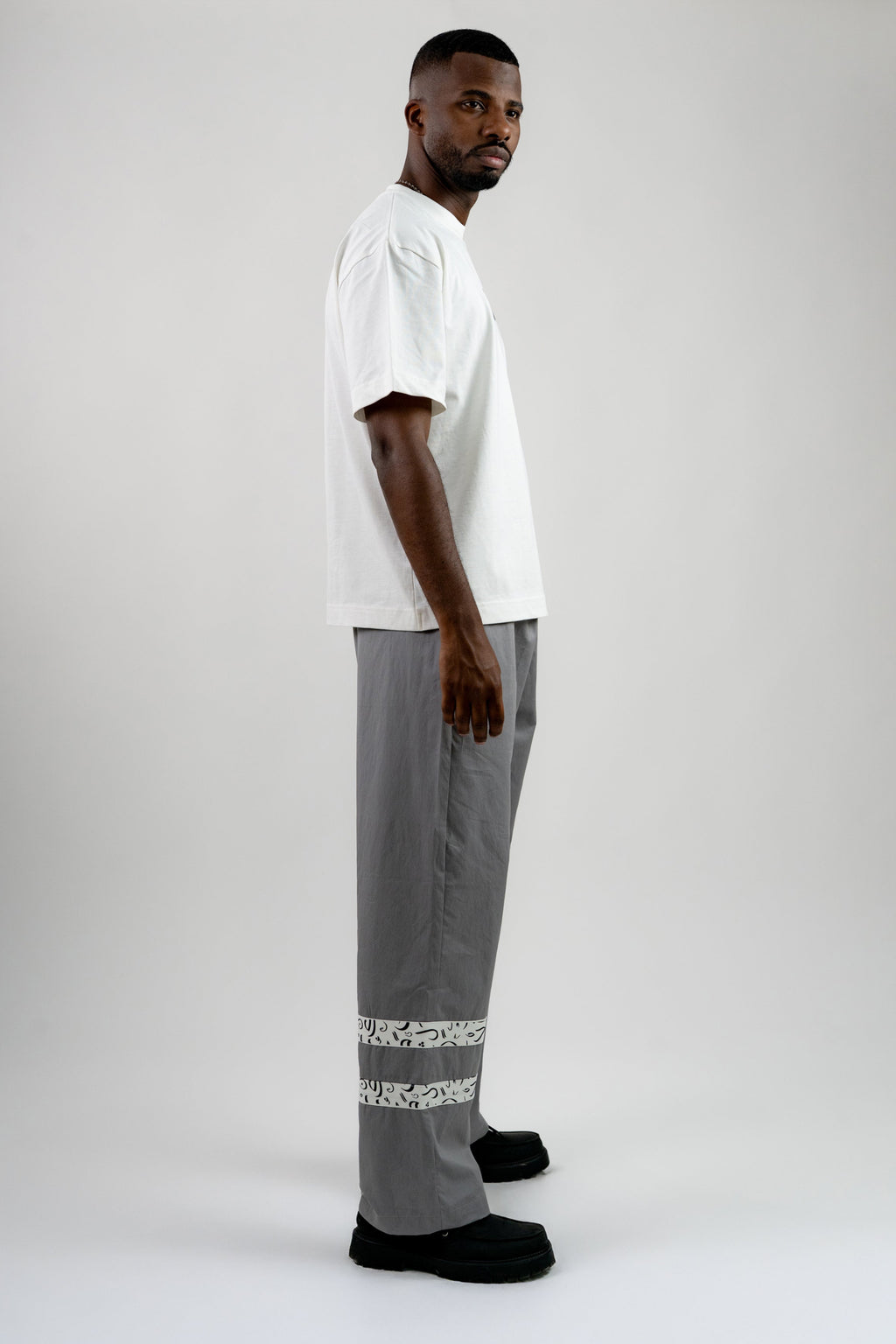 Arabic Tashkeel Tracksuit Trousers - Grey