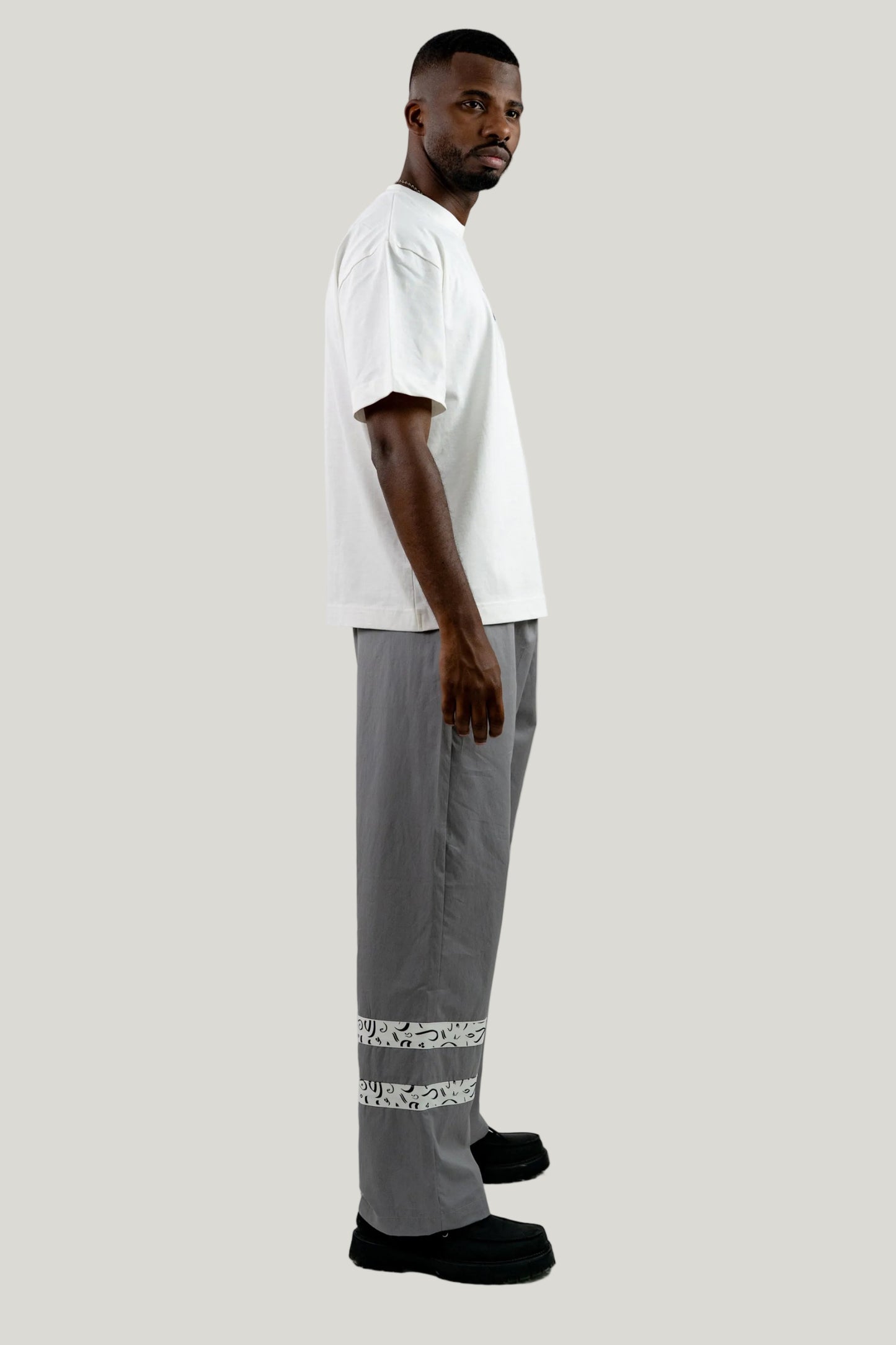 Arabic Tashkeel Tracksuit Trousers - Grey