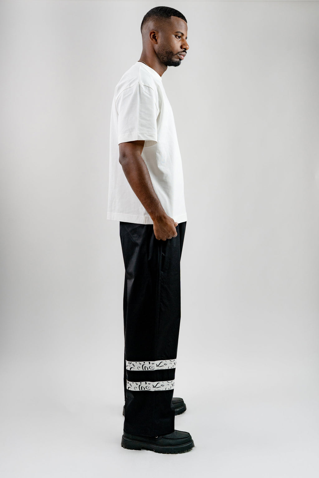 Arabic Tashkeel Tracksuit Trousers - Black