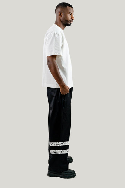 Arabic Tashkeel Tracksuit Trousers - Black