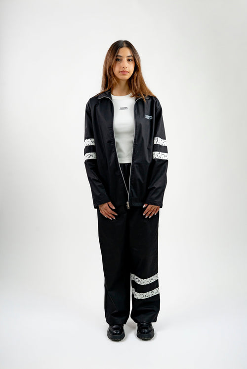 Arabic Tashkeel Tracksuit Jacket - Black