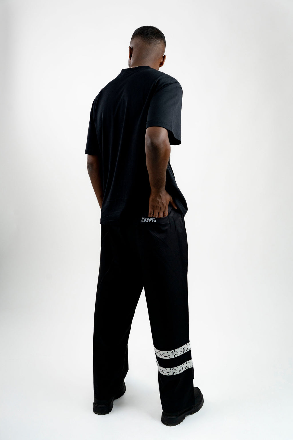 Arabic Tashkeel Tracksuit Trousers - Black