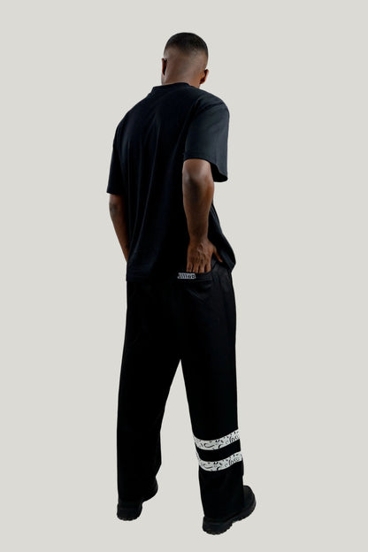 Arabic Tashkeel Tracksuit Trousers - Black