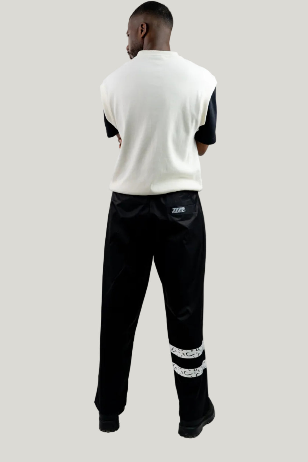 Two-Textured Vest - Ecru