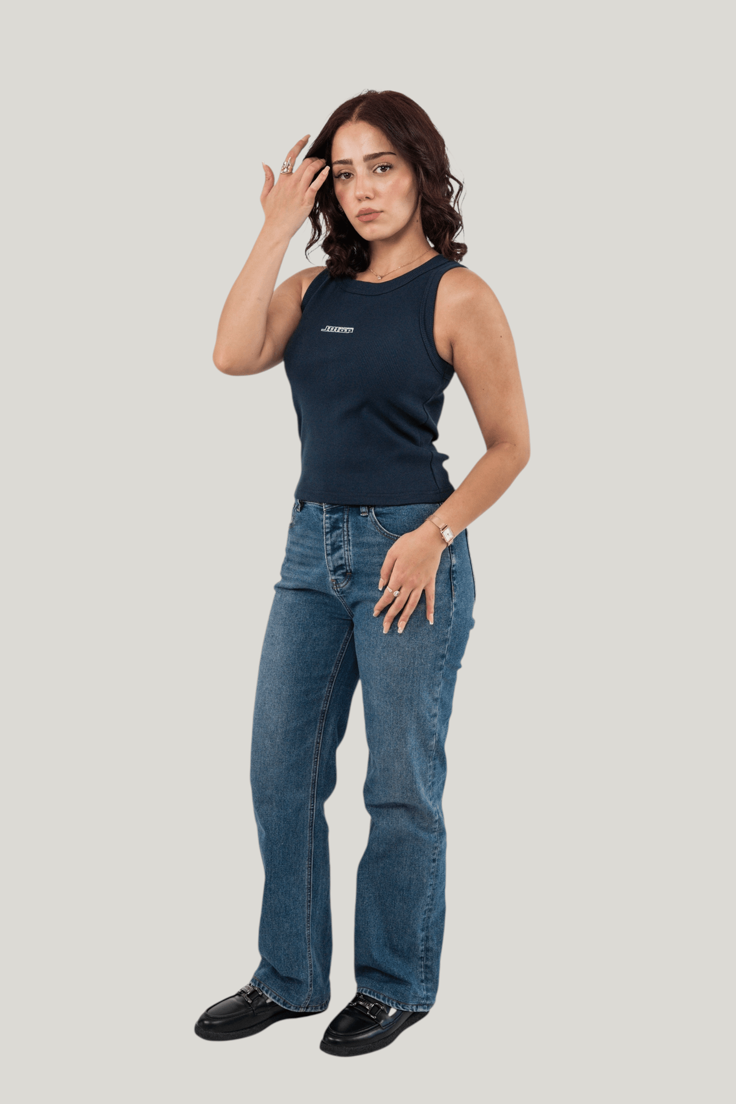 Essential Tank Top — Navy Blue