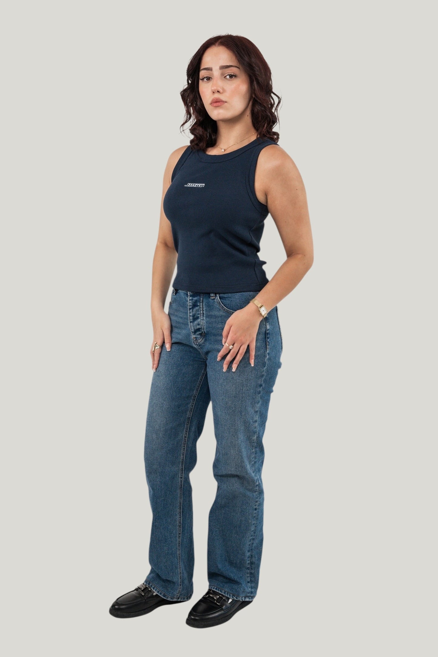 Essential Tank Top — Navy Blue