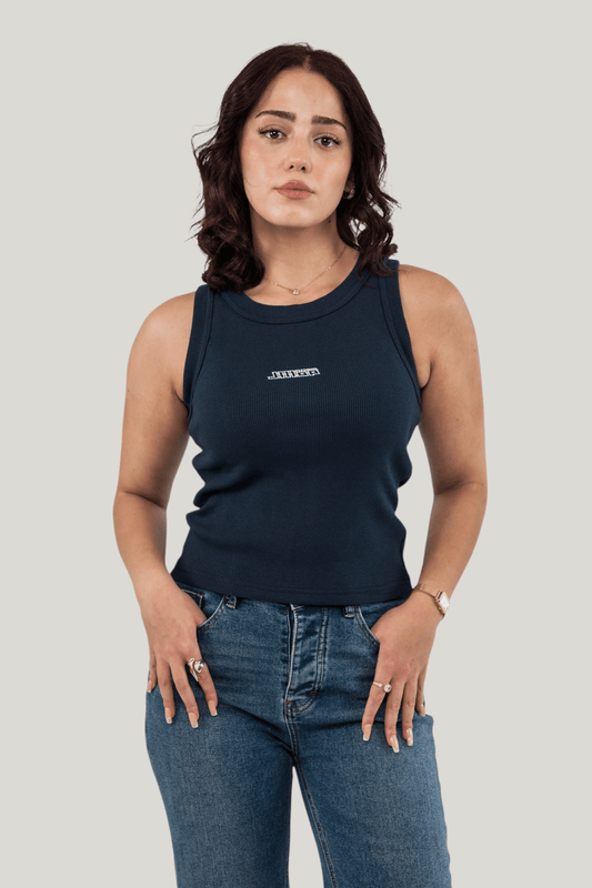 Essential Tank Top — Navy Blue