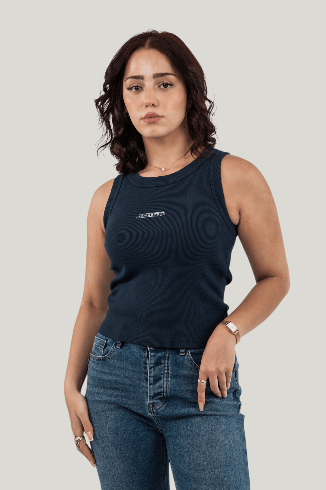 Essential Tank Top — Navy Blue