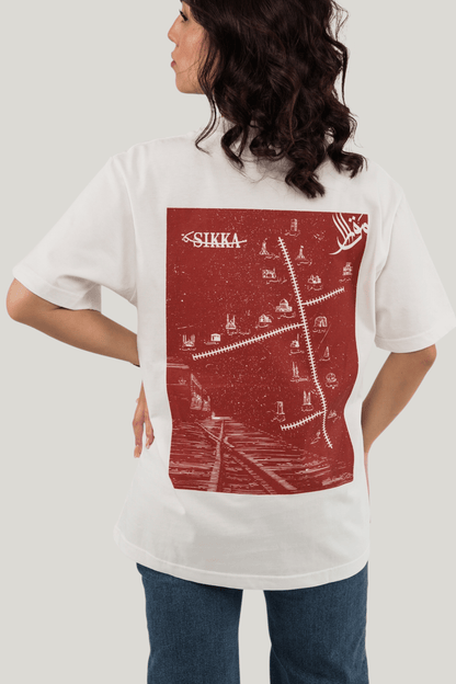 Sikka Map T-Shirt - Ecru