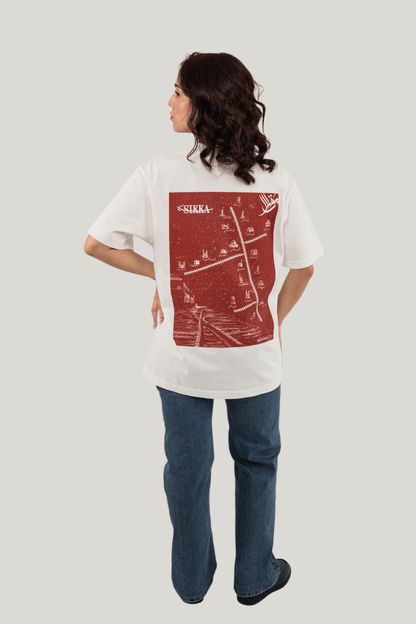 Sikka Map T-Shirt - Ecru