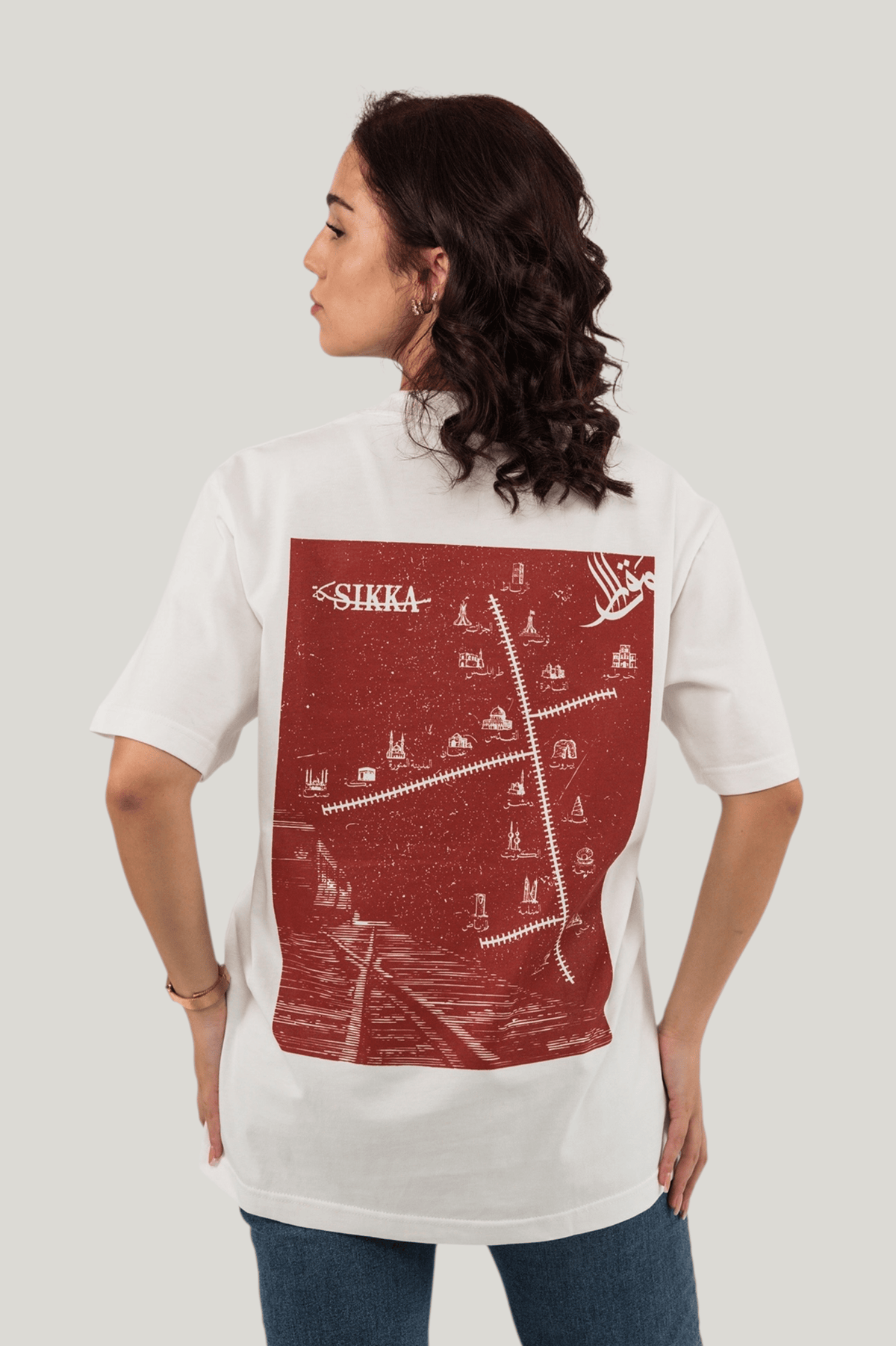 Sikka Map T-Shirt - Ecru