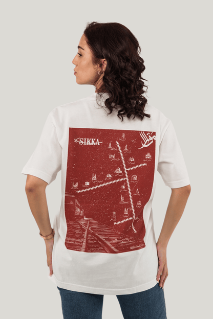 Sikka Map T-Shirt - Ecru