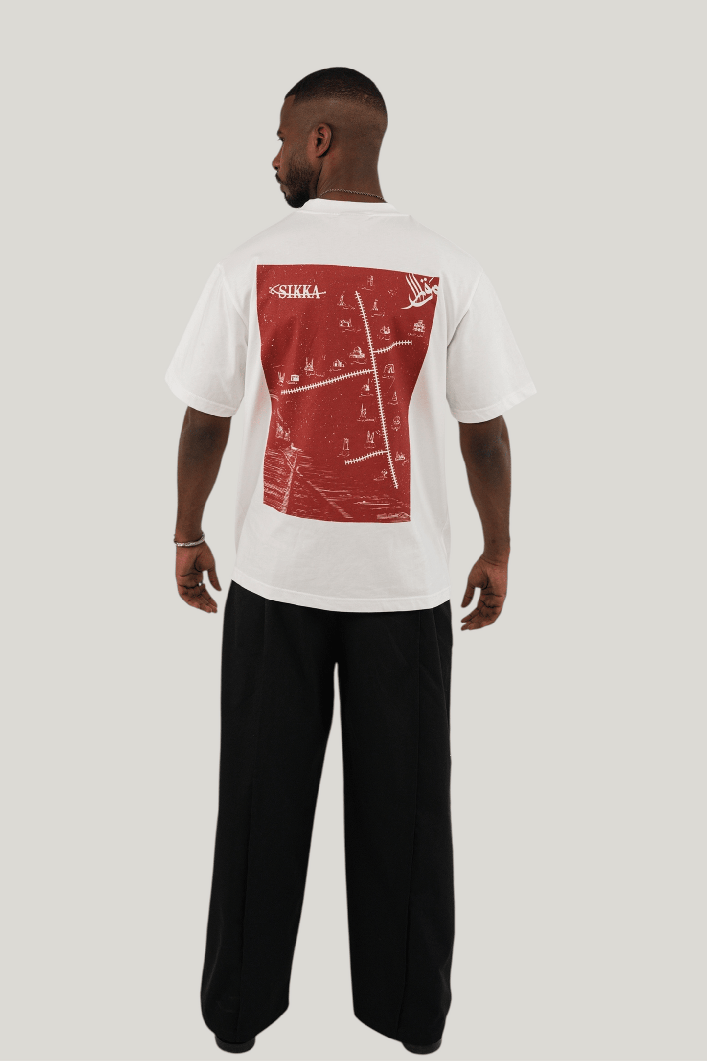Sikka Map T-Shirt - Ecru