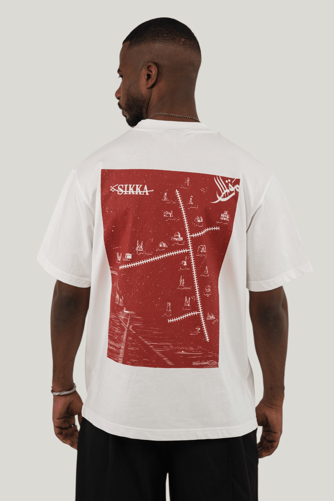 Sikka Map T-Shirt - Ecru